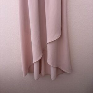 Light Pink Layered Chiffon Dress